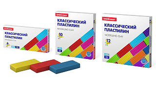 Пластилин ErichKrause® Basic – традиция качества и доступность выбора Пластилин ErichKrause® Basic – традиция качества и доступность выбора